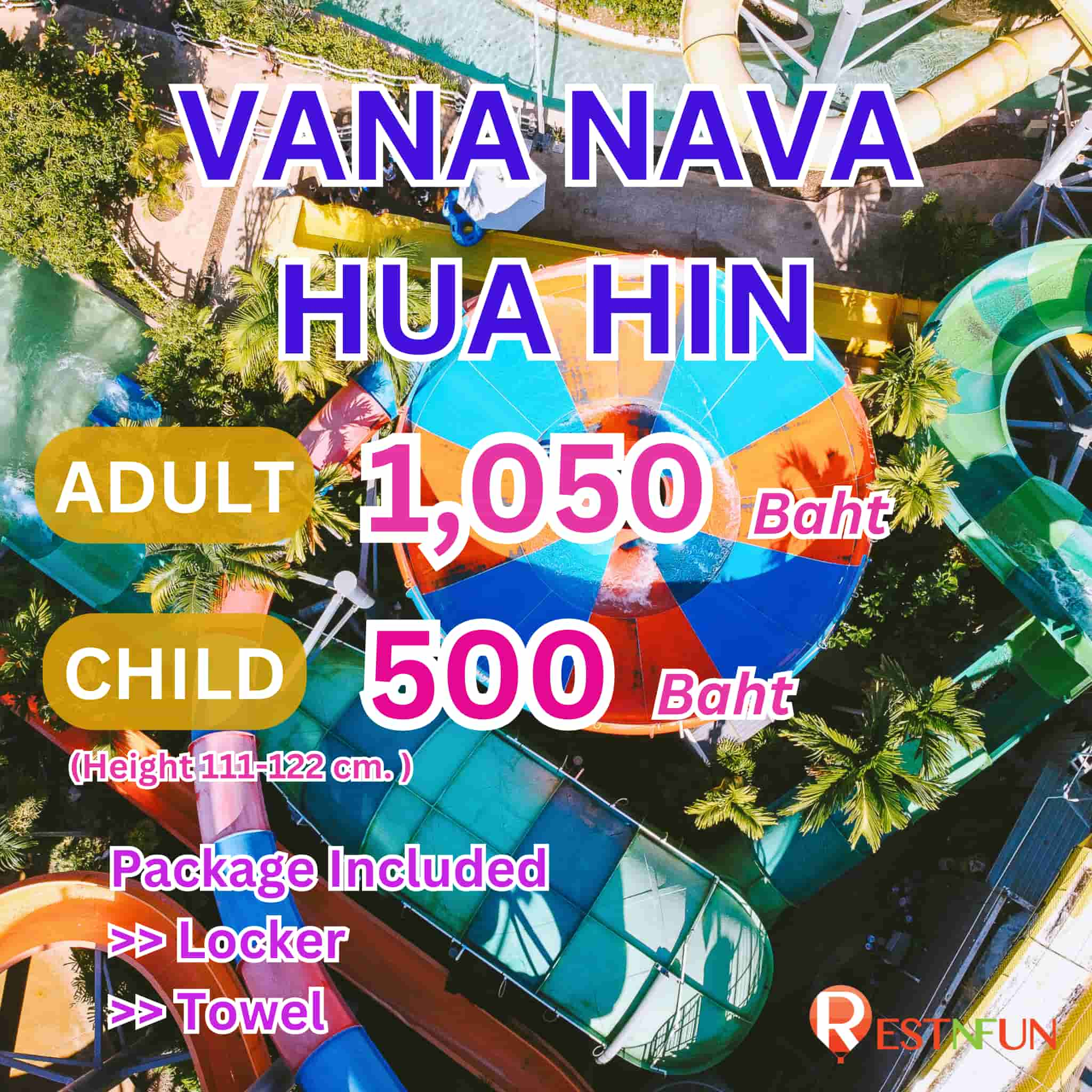 Vana Nava Water Park Hua Hin Admission Fee